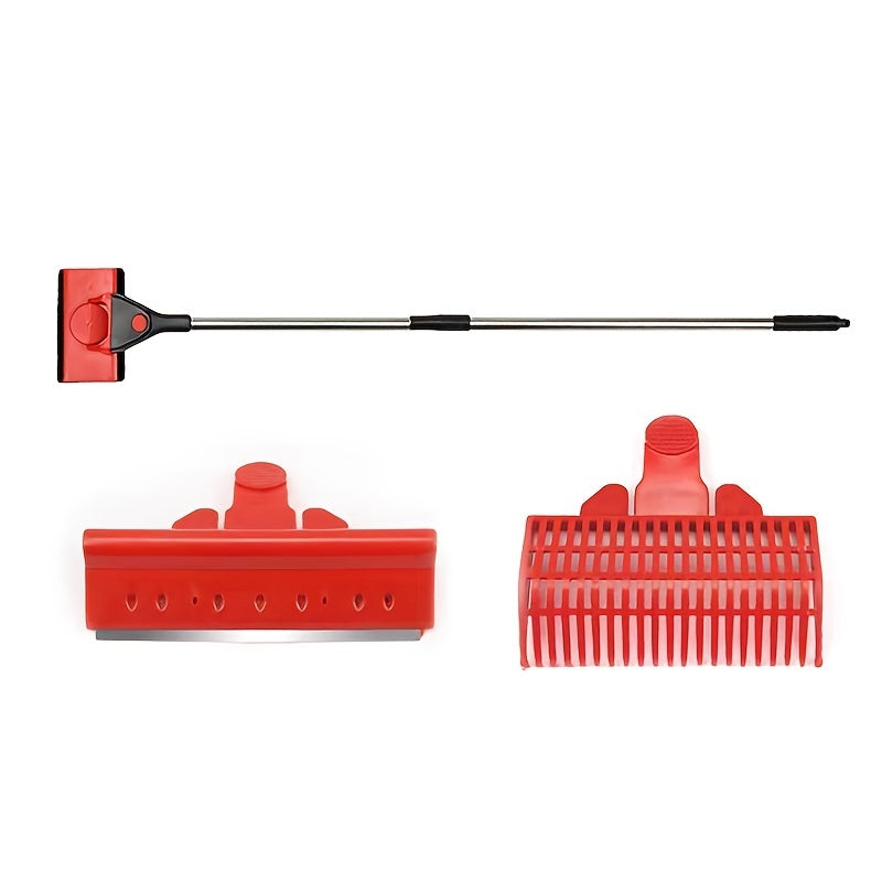 KSY Aquatics Aquarium Cleaning Brush — Extra-Long Algae Scraper, Double-Sided Sponge, Glass & Acrylic Safe, Fish Tank Maintenance Tool