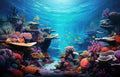 KSY Aquatics Aquarium Background Sticker — 60x40cm, Thick Laminated Waterproof Fish Tank Backdrop