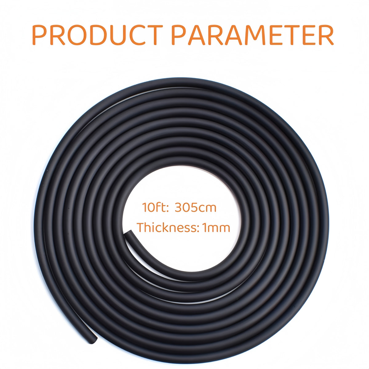Aquarium airline tubing size and specs 4mm ID 6mm OD 10ft