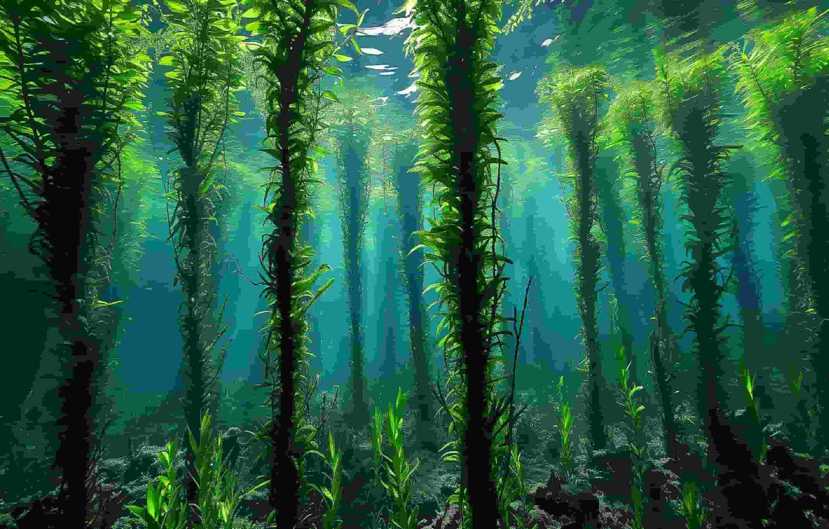 KSY Aquatics Aquarium Background Sticker — 60x40cm, Thick Laminated Waterproof Fish Tank Backdrop