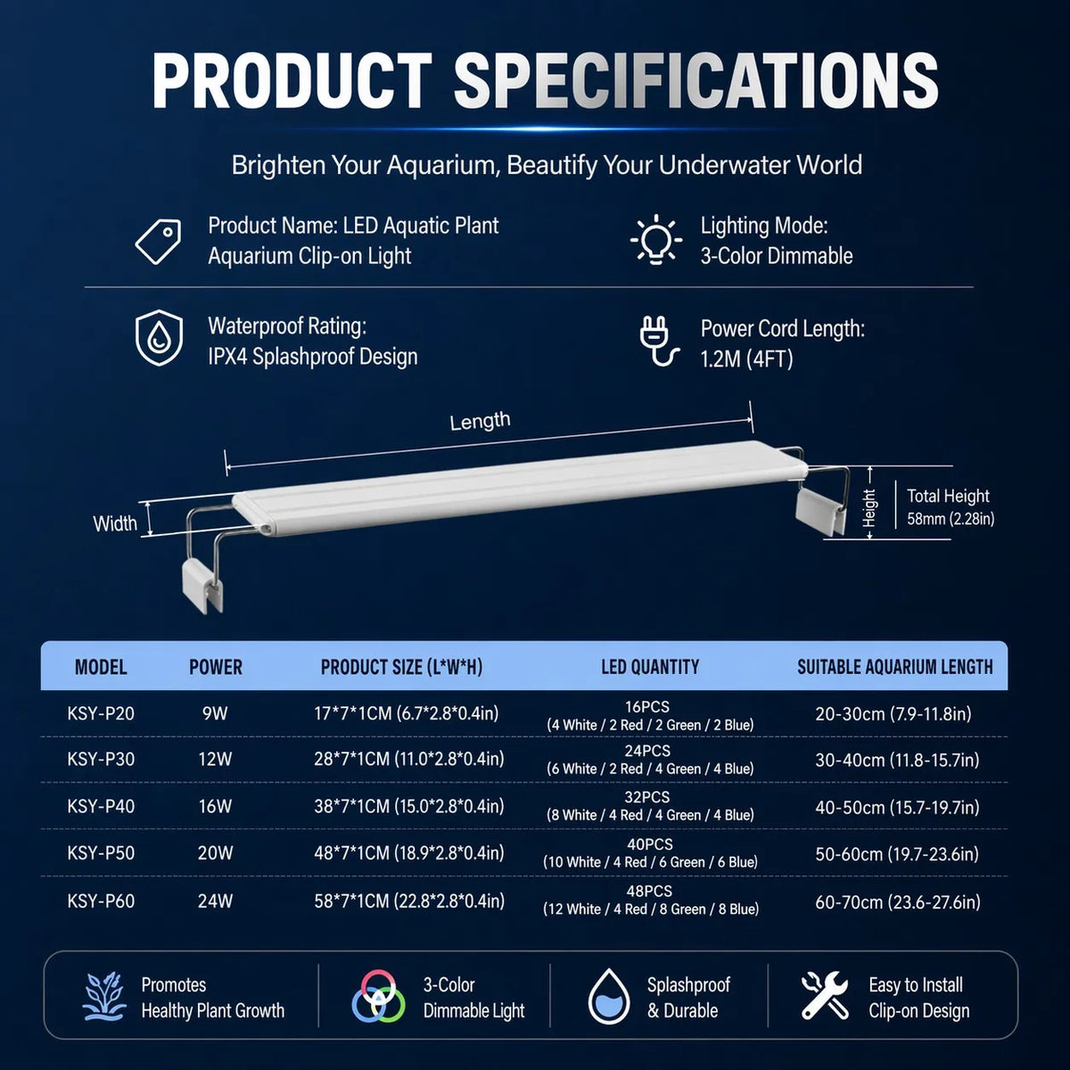 KSY P20 - Adjustable Bracket