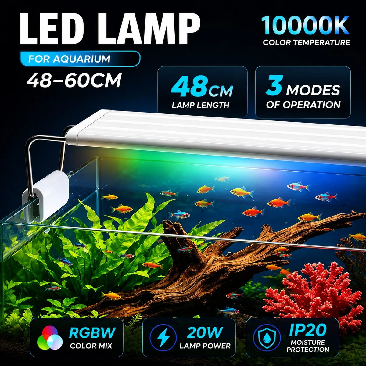 KSY P50 20W LED Aquarium Light
