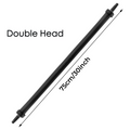 KSY 75cm double-head flexible aquarium air stone bubble wall — 30 inch both-end connector
