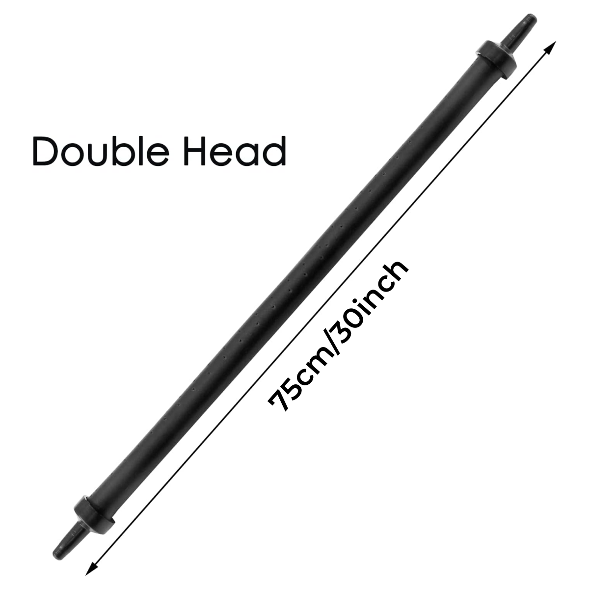KSY 75cm double-head flexible aquarium air stone bubble wall — 30 inch both-end connector
