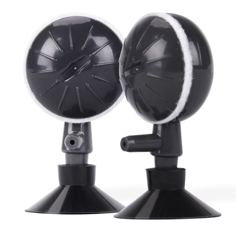 KSY Aquatics adjustable aquarium bubble diffuser fine mist air stone with suction cup — 1 set
