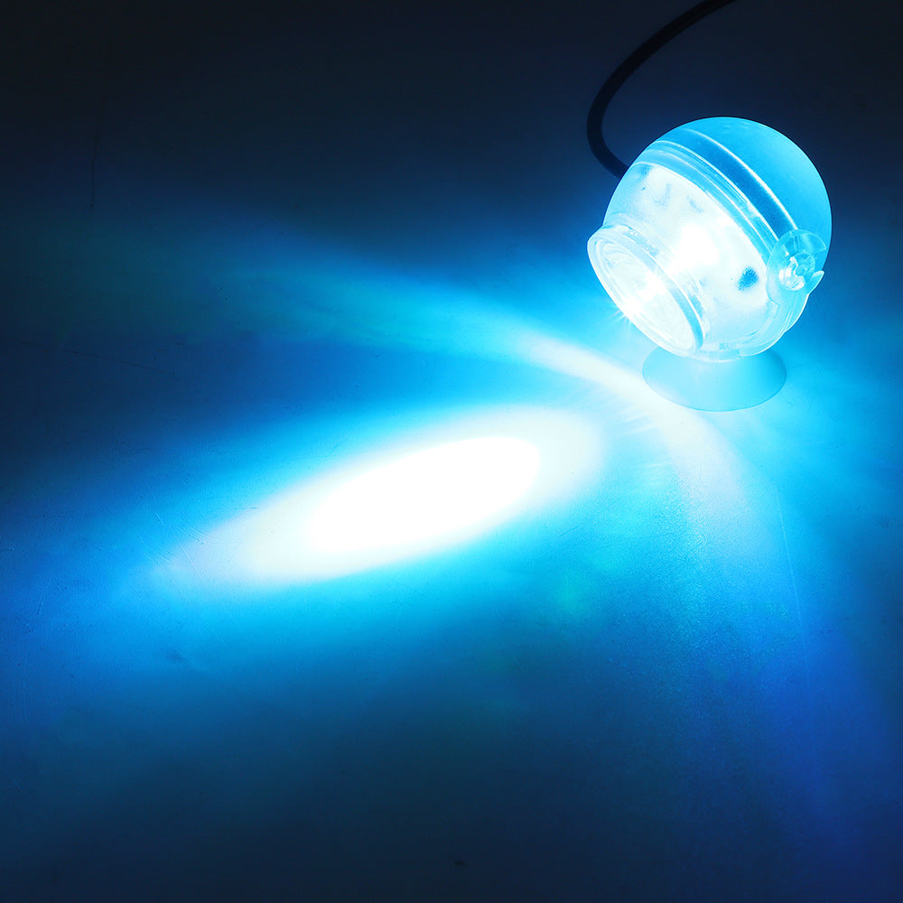KSY Aquatics blue underwater LED spotlight submersible fish tank light IP68
