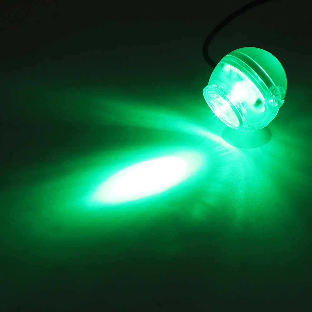 KSY Aquatics green submersible aquarium LED spotlight for freshwater fish tank
