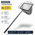 KSY Aquatics medium telescopic fish net — M size for community fish tank
