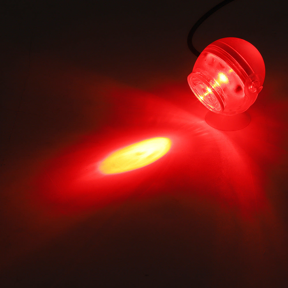 KSY Aquatics red submersible aquarium spotlight for fish tank underwater decoration
