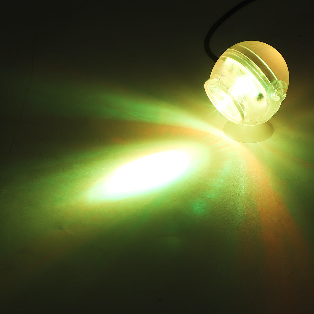 KSY Aquatics yellow submersible fish tank LED spotlight USB powered
