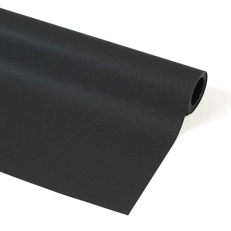 Matte black fish tank background film roll close-up