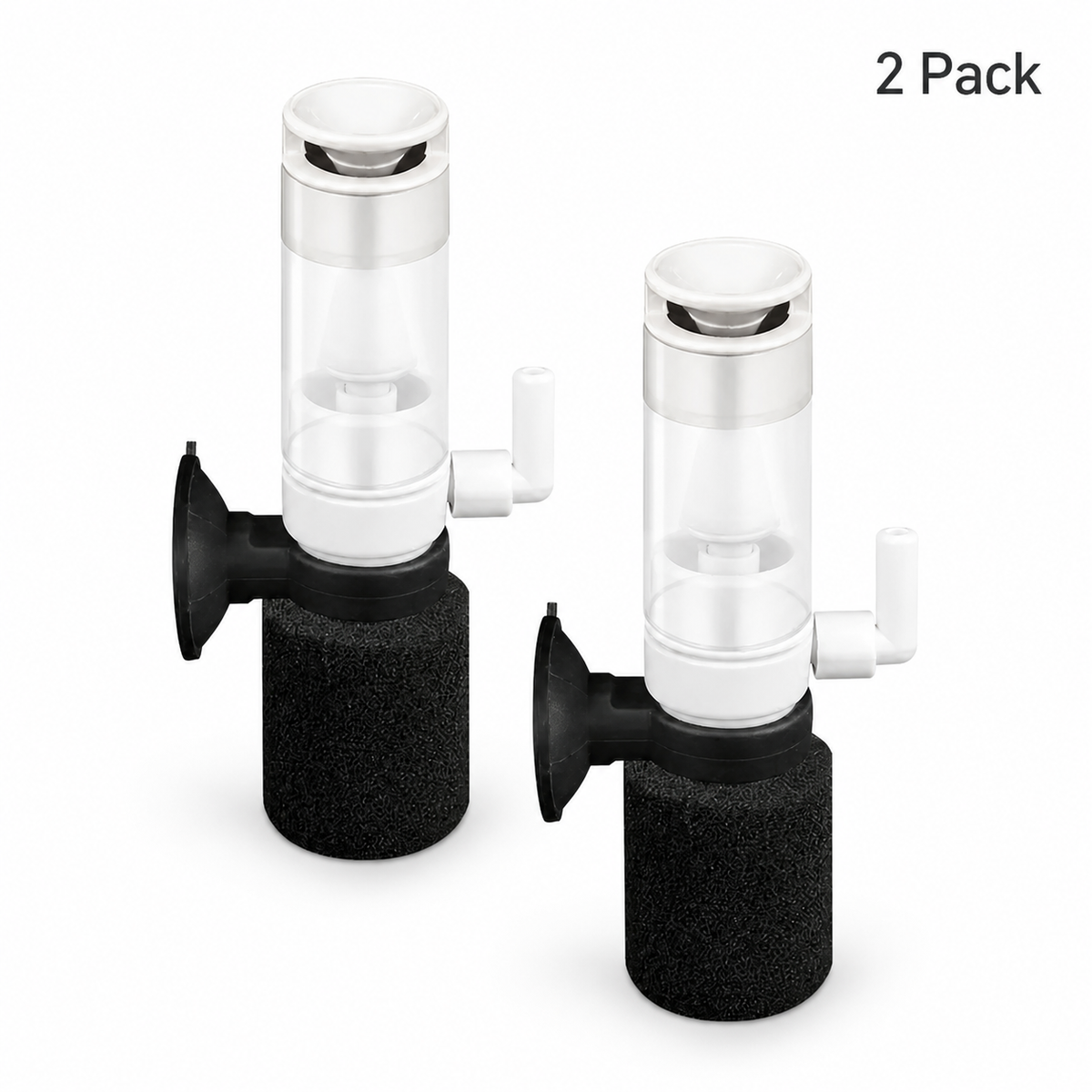 Mini aquarium sponge filter with aeration for clean water