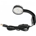 5W USB Clip-On Aquarium Light with White and Blue LEDs
