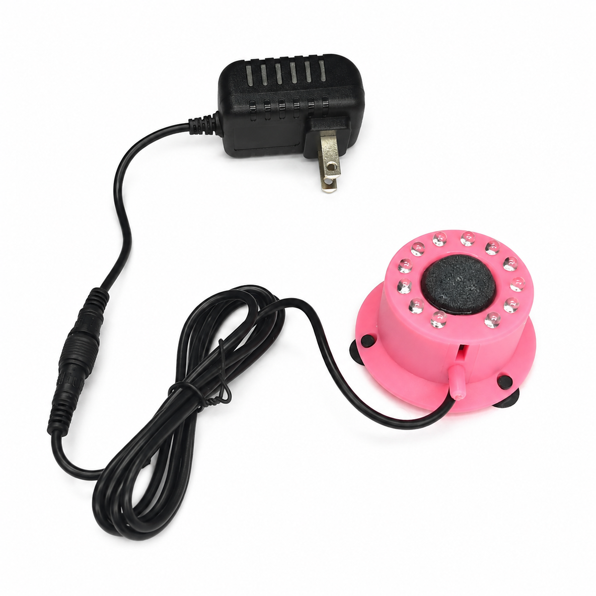 KSY Aquatics LED bubble air stone for aquarium with power adapter
